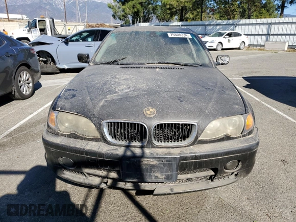 2002 BMW 3 Series 330i with VIN WBAEV53432KM22500, listed as a Copart auction lot 79308334 with 0 mi miles and Salvage Title. Bid and sale history available at carsss.com. Image 5.