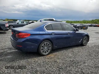 2018 BMW 5 Series 540i xDrive with VIN WBAJE7C52JWC56080, listed as a Copart auction lot 53043545 with 90,975 mi miles and Clean Title. Bid and sale history available at carsss.com. Image 3.