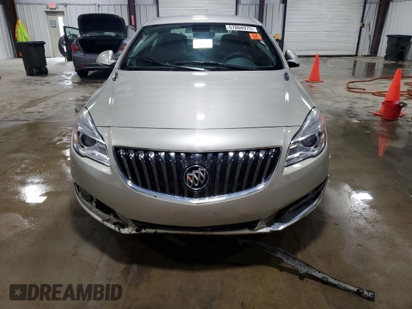 2016 Buick Regal with VIN 2G4GK5EX7G9102676, listed as a Copart auction lot 57868975 with 40,287 mi miles and Salvage title. Bid and sale history available at DreamBid. Image 5.