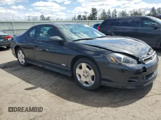 2006 Chevrolet Monte Carlo SS with VIN 2G1WL16C669234529, listed as a Copart auction lot 52373025 with 118,827 mi miles and Salvage Title. Bid and sale history available at carsss.com. Image 4.