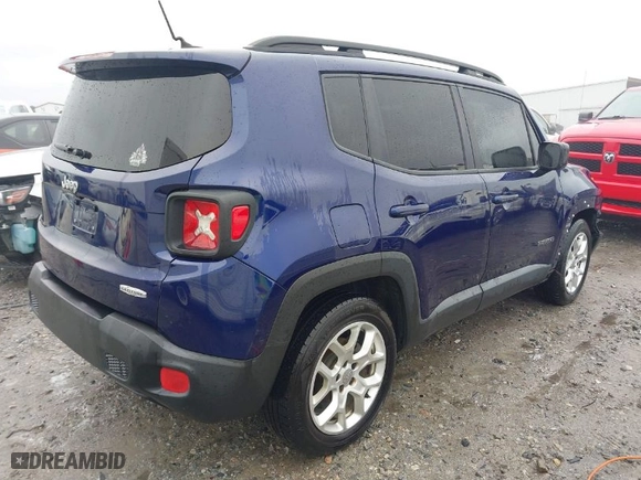 2016 Jeep Renegade Latitude with VIN ZACCJABTXGPE39685, listed as a IAAI auction lot 41564279 with 218,915 mi miles. Bid and sale history available at carsss.com. Image 4.