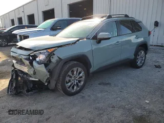 2019 Toyota RAV4 XLE Premium with VIN JTMA1RFV4KD033359, listed as a Copart auction lot 43921575 with 63,185 mi miles and Non Repairable. Bid and sale history available at carsss.com. Image 1.