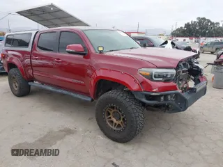 2017 Toyota Tacoma SR5 with VIN 3TMDZ5BN7HM017500, listed as a IAAI auction lot 41819027 with 112,406 mi miles. Bid and sale history available at carsss.com. Image 1.
