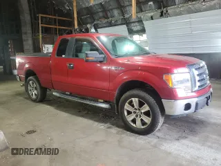 2009 Ford F-150 XL with VIN 1FTPX14V59FA49291, listed as a Copart auction lot 63083155 with 206,826 mi miles and Salvage title. Bid and sale history available at DreamBid. Image 4.