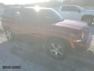 2016 Jeep Patriot Latitude with VIN 1C4NJRFB8GD638810, listed as a Copart auction lot 46640805 with 130,237 mi miles and Salvage Title. Bid and sale history available at carsss.com. Image 4.