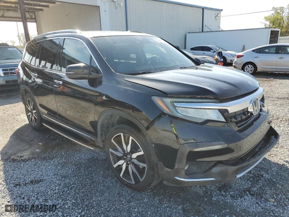 2019 Honda Pilot Touring 8-Passenger with VIN 5FNYF5H97KB007291, listed as a Copart auction lot 47608765 with 70,758 mi miles and Salvage Title. Bid and sale history available at carsss.com. Image 4.