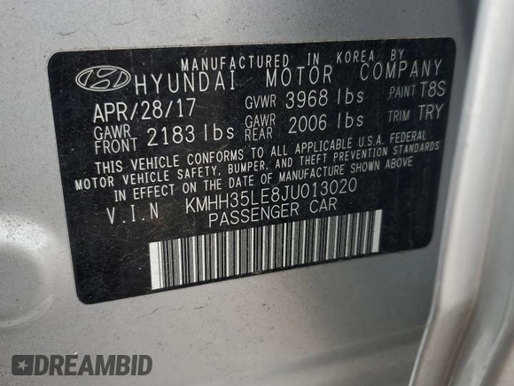 2018 Hyundai Elantra GT with VIN KMHH35LE8JU013020, listed as a Copart auction lot 74764794 with 81,491 mi miles and Salvage Title. Bid and sale history available at carsss.com. Image 12.