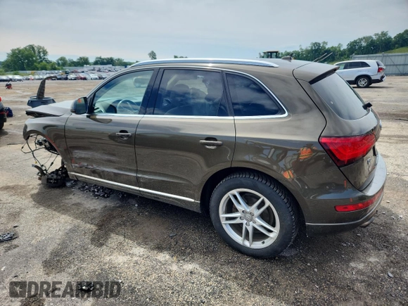 2014 Audi Q5 Premium Plus with VIN WA1LFAFP1EA026298, listed as a Copart auction lot 61729075 with 124,165 mi miles and Non repairable. Bid and sale history available at DreamBid. Image 2.