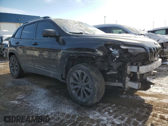 2021 Jeep Cherokee 80th Anniversary with VIN 1C4PJMMX3MD170202, listed as a Copart auction lot 45487405 with 69,401 mi miles and Non Repairable. Bid and sale history available at carsss.com. Image 4.