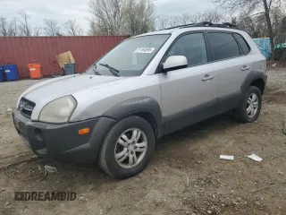 2006 Hyundai Tucson GLS with VIN KM8JN72D56U298881, listed as a Copart auction lot 51164595 with 244,772 mi miles and Clean Title. Bid and sale history available at carsss.com. Image 1.