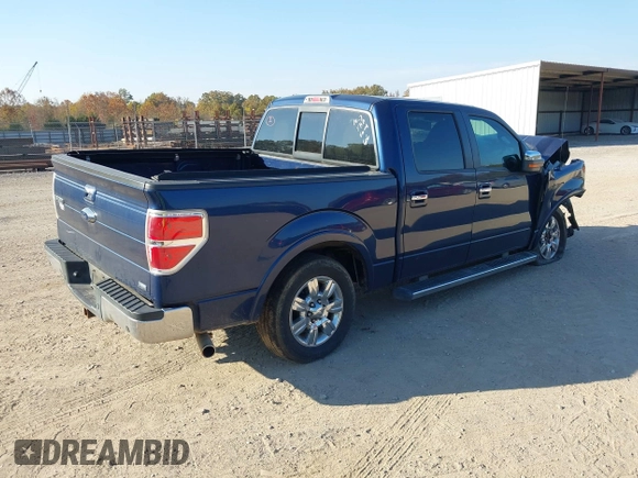 2010 Ford F-150 XL with VIN 1FTFW1CV9AFD15819, listed as a IAAI auction lot 40636417 with 1 mi miles. Bid and sale history available at carsss.com. Image 4.