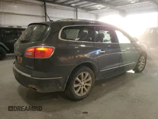2015 Buick Enclave Premium with VIN 5GAKVCKD9FJ388989, listed as a Copart auction lot 42258895 with 124,483 mi miles and Salvage Title. Bid and sale history available at DreamBid. Image 3.