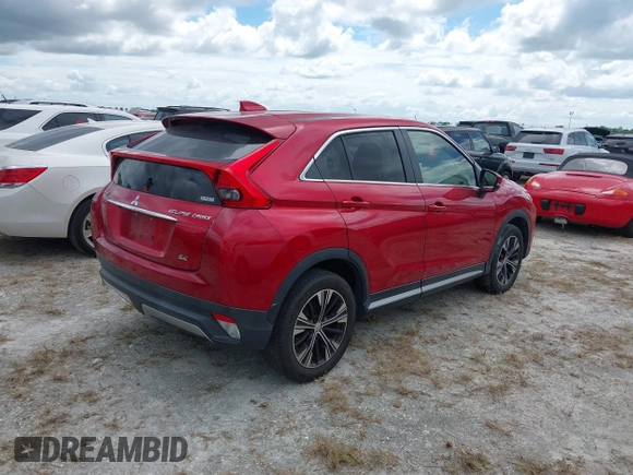 2018 Mitsubishi Eclipse Cross SE with VIN JA4AT5AA0JZ059802, listed as a IAAI auction lot 40482903 with 91,252 mi miles and . Bid and sale history available at DreamBid. Image 4.