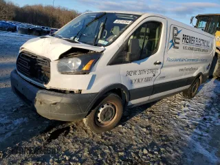 2015 Ford Transit with VIN 1FTNE2YM0FKA31837, listed as a Copart auction lot 87215754 with 130,289 mi miles and Salvage Title. Bid and sale history available at DreamBid. Image 1.