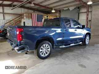 2020 Chevrolet Silverado 1500 Custom with VIN 1GCRWBEK2LZ292536, listed as a Copart auction lot 79462384 with 53,994 mi miles and Clean Title. Bid and sale history available at carsss.com. Image 3.