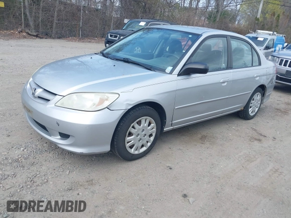 2005 Honda Civic LX with VIN 2HGES16525H597195, listed as a IAAI auction lot 42095607 with 146,849 mi miles and . Bid and sale history available at DreamBid. Image 2.