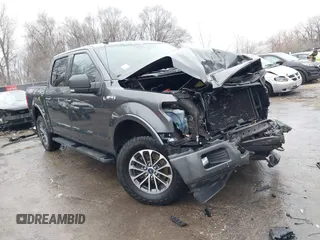 2019 Ford F-150 XL with VIN 1FTEW1E49KFB29702, listed as a IAAI auction lot 41193981 with 57,755 mi miles. Bid and sale history available at carsss.com. Image 1.