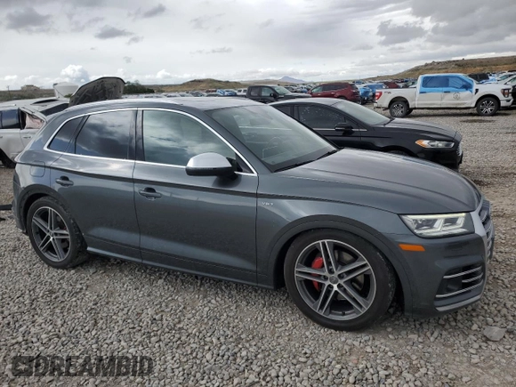 2018 Audi SQ5 Prestige with VIN WA1C4AFY3J2185410, listed as a Copart auction lot 56723415 with 95,482 mi miles and Salvage title. Bid and sale history available at DreamBid. Image 4.