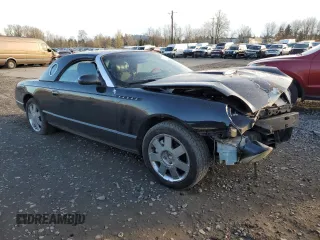 2002 Ford Thunderbird Hardtop Premium with VIN 1FAHP60A42Y127743, listed as a Copart auction lot 84723244 with Not Provided miles and Salvage Title. Bid and sale history available at DreamBid. Image 4.