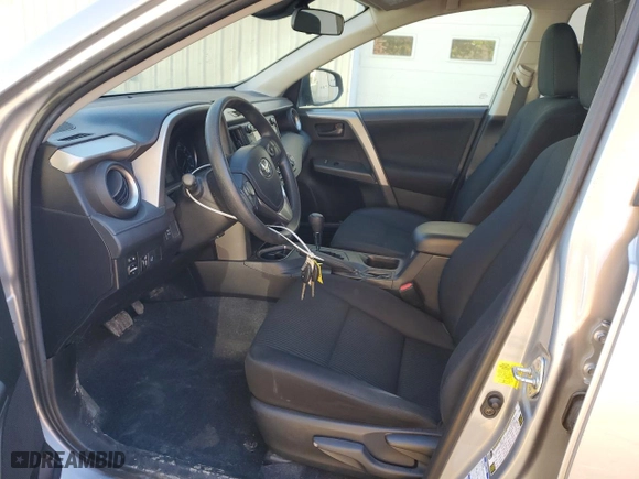 2017 Toyota RAV4 LE with VIN 2T3BFREV2HW692706, listed as a Copart auction lot 76488804 with 53,249 mi miles and Salvage Title. Bid and sale history available at carsss.com. Image 7.