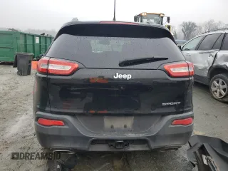 2017 Jeep Cherokee Sport z VIN 1C4PJLAS9HW573906, wystawiony jako Copart lot #87459584 z przebiegiem 73 501 mil mil oraz Szkoda całkowita • Salvage title. Historia ofert i sprzedaży dostępna na DreamBid. Obrazek 6.