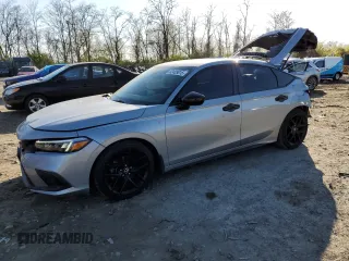 2023 Honda Civic Sport z VIN 19XFL2H80PE001402, wystawiony jako Copart lot #52409015 z przebiegiem 16 079 mil mil oraz Szkoda całkowita • Salvage title. Historia ofert i sprzedaży dostępna na DreamBid. Obrazek 1.