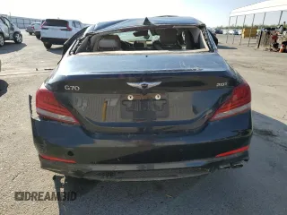 2019 Genesis G70 2.0T Advanced with VIN KMTG34LA8KU026246, listed as a Copart auction lot 80535734 with 51,748 mi miles and Salvage Title. Bid and sale history available at carsss.com. Image 6.