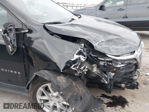 2024 Chevrolet Equinox LT with VIN 3GNAXKEG2RL201813, listed as a IAAI auction lot 42262402 with 21,804 mi miles and . Bid and sale history available at DreamBid. Image 6.