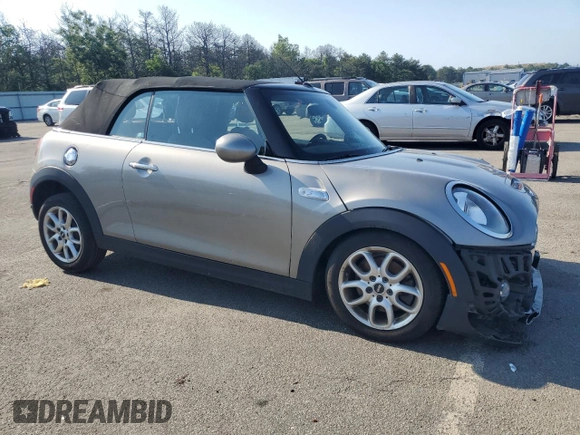2018 MINI Convertible Cooper S with VIN WMWWG9C53J3D22679, listed as a Copart auction lot 60190565 with 55,536 mi miles and Salvage title. Bid and sale history available at DreamBid. Image 4.