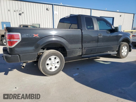 2012 Ford F-150 XL with VIN 1FTEX1EM8CKD95153, listed as a Copart auction lot 47651185 with 118,007 mi miles and Salvage Title. Bid and sale history available at carsss.com. Image 3.