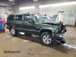 1998 Jeep Cherokee Sport with VIN 1J4FJ68S3WL146331, listed as a Copart auction lot 49420995 with 200,040 mi miles and Salvage Title. Bid and sale history available at carsss.com. Image 4.