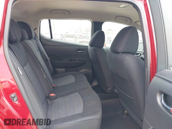 2022 Nissan LEAF SV with VIN 1N4AZ1CV8NC563090, listed as a IAAI auction lot 42086289 with 24,215 mi miles and . Bid and sale history available at DreamBid. Image 8.