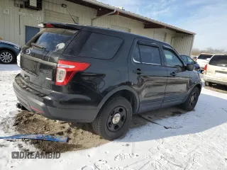 2013 Ford Utility Police Interceptor with VIN 1FM5K8AR7DGA68381, listed as a Copart auction lot 87553175 with 175,675 mi miles and Clean Title. Bid and sale history available at carsss.com. Image 3.