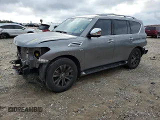 2019 Nissan Armada Platinum with VIN JN8AY2NF9K9351708, listed as a Copart auction lot 77241883 with 42,308 mi miles. Bid and sale history available at carsss.com. Image 1.