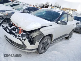 2024 Hyundai Kona Limited с VIN KM8HE3A65RU008282, выставлен на аукционе Copart как лот 88733255 с пробегом Не указан миль и Списание • Salvage title. История ставок и продаж доступна на DreamBid. Изображение 1.