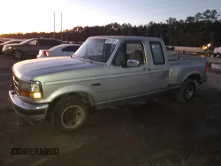 1993 Ford F-150 with VIN 1FTEX15NXPKA17401, listed as a Copart auction lot 80912024 with 0 mi miles and Salvage Title. Bid and sale history available at carsss.com. Image 1.