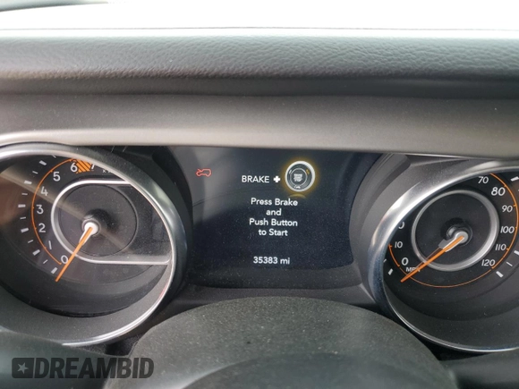 2021 Jeep Wrangler Unlimited Willys with VIN 1C4HJXDN3MW751207, listed as a Copart auction lot 50425805 with 35,383 mi miles and Salvage Title. Bid and sale history available at DreamBid. Image 9.