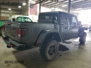 2021 Jeep Gladiator Rubicon with VIN 1C6JJTBG6ML579391, listed as a Copart auction lot 54626145 with 38,847 mi miles and Salvage title. Bid and sale history available at DreamBid. Image 3.