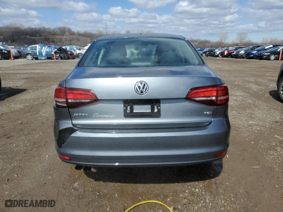 2017 Volkswagen Jetta 1.4T S with VIN 3VW167AJ6HM316270, listed as a Copart auction lot 49889055 with 165,922 mi miles and Salvage Title. Bid and sale history available at carsss.com. Image 6.