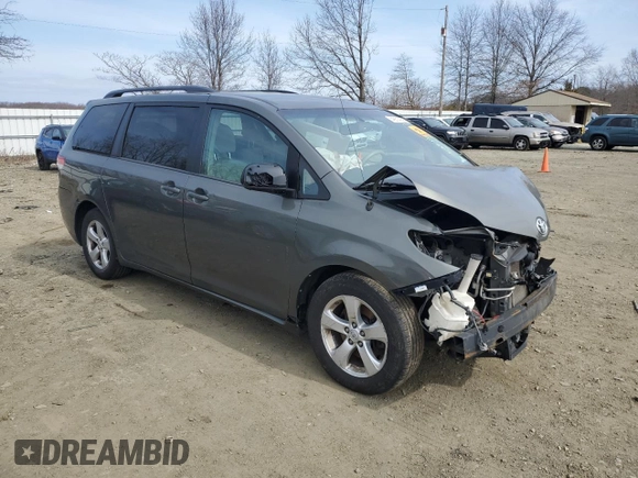 2012 Toyota Sienna LE AAS with VIN 5TDKK3DC4CS192257, listed as a Copart auction lot 48514035 with 218,538 mi miles and Salvage Title. Bid and sale history available at carsss.com. Image 4.