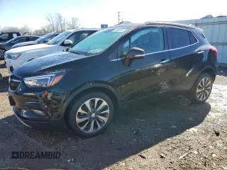 2019 Buick Encore Essence with VIN KL4CJCSM7KB752436, listed as a Copart auction lot 46505295 with 54,951 mi miles and Salvage Title. Bid and sale history available at carsss.com. Image 1.