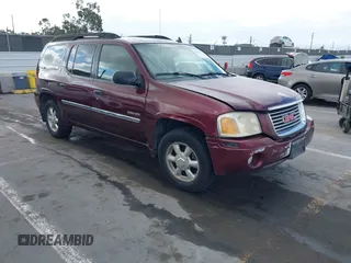 2006 GMC Envoy SLE with VIN 1GKES16SX66110370, listed as a IAAI auction lot 42257197 with 202,232 mi miles and . Bid and sale history available at DreamBid. Image 1.