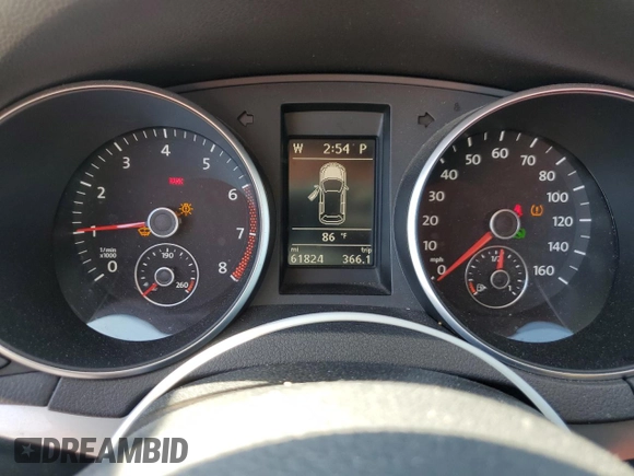 2013 Volkswagen Golf w/Conv & Sunroof with VIN WVWDB7AJ5DW138535, listed as a Copart auction lot 56071615 with 61,824 mi miles and Salvage title. Bid and sale history available at DreamBid. Image 9.