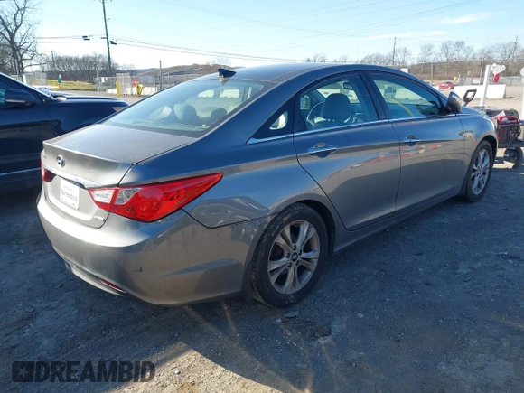2013 Hyundai Sonata Limited with VIN 5NPEC4ACXDH775136, listed as a IAAI auction lot 41715781 with 214,693 mi miles and . Bid and sale history available at carsss.com. Image 4.