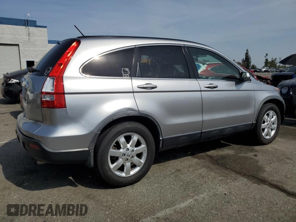 2007 Honda CR-V EX-L with VIN JHLRE48797C082484, listed as a Copart auction lot 54368615 with 134,703 mi miles and Salvage Title. Bid and sale history available at carsss.com. Image 3.
