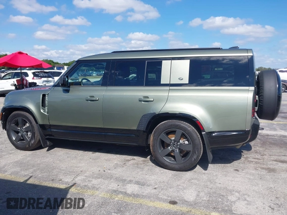 2024 Land Rover Defender X-Dynamic SE с VIN SALE2FEU8R2320398, выставлен на аукционе IAAI как лот 41513491 с пробегом 9 082 миль миль и . История ставок и продаж доступна на DreamBid. Изображение 14.
