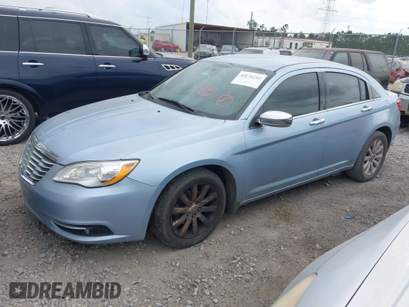 2014 Chrysler 200 Limited with VIN 1C3CCBCG8EN131359, listed as a IAAI auction lot 42076240 with 155,171 mi miles. Bid and sale history available at carsss.com. Image 2.