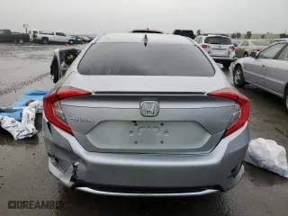 2019 Honda Civic Sedan EX-L with VIN 19XFC1F75KE216657, listed as a Copart auction lot 44454265 with 0 mi miles and Salvage Title. Bid and sale history available at carsss.com. Image 6.