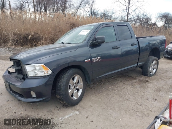 2018 Ram 1500 Express with VIN 1C6RR7FT4JS348324, listed as a IAAI auction lot 41651419 with 74,127 mi miles. Bid and sale history available at carsss.com. Image 19.