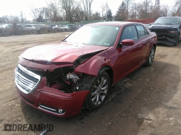 2014 Chrysler 300 with VIN 2C3CCAGG9EH222749, listed as a IAAI auction lot 41856705 with 159,866 mi miles. Bid and sale history available at carsss.com. Image 17.
